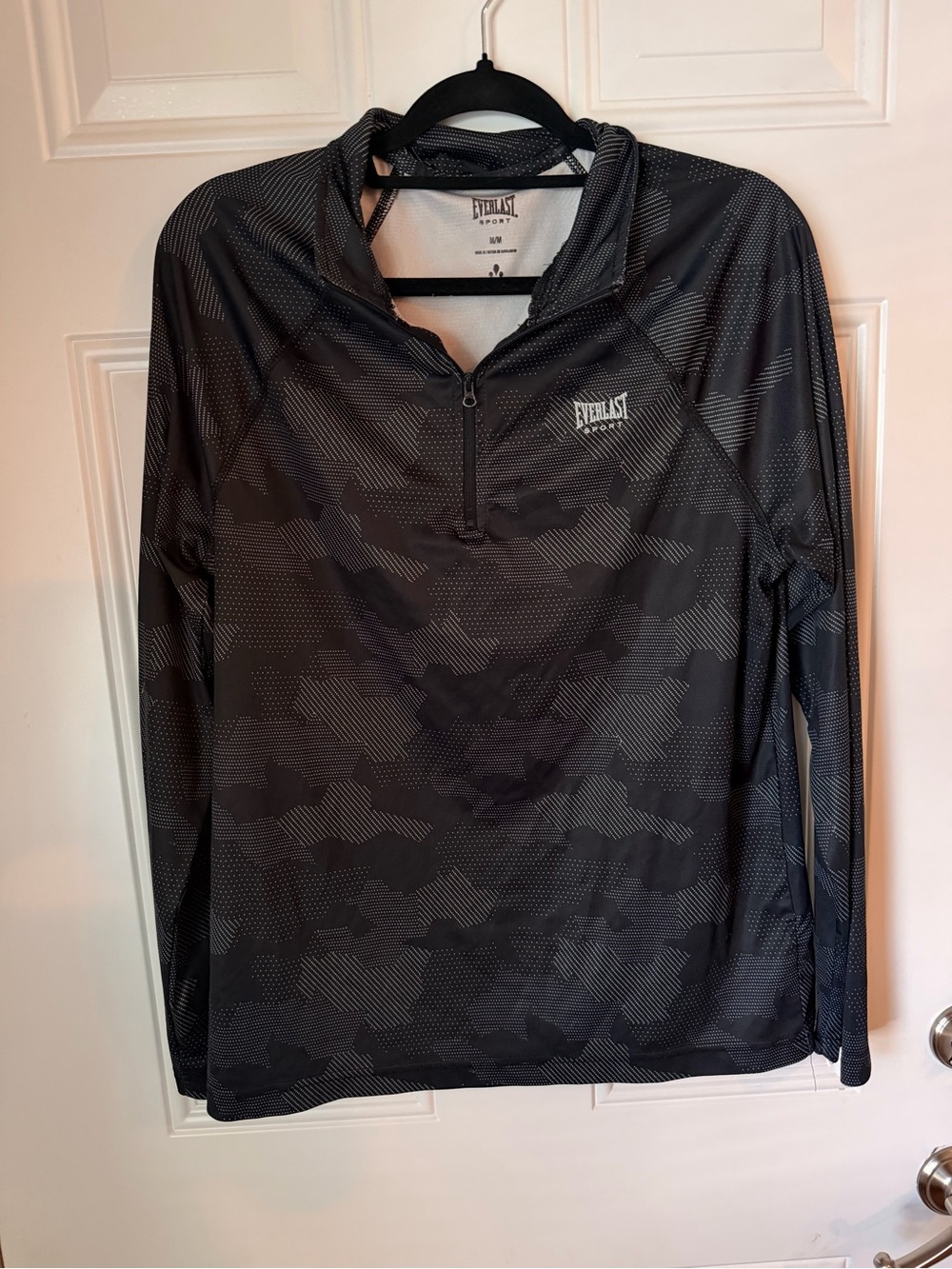 Everlast Black Men’s Long-Sleeve Quarter-Zip